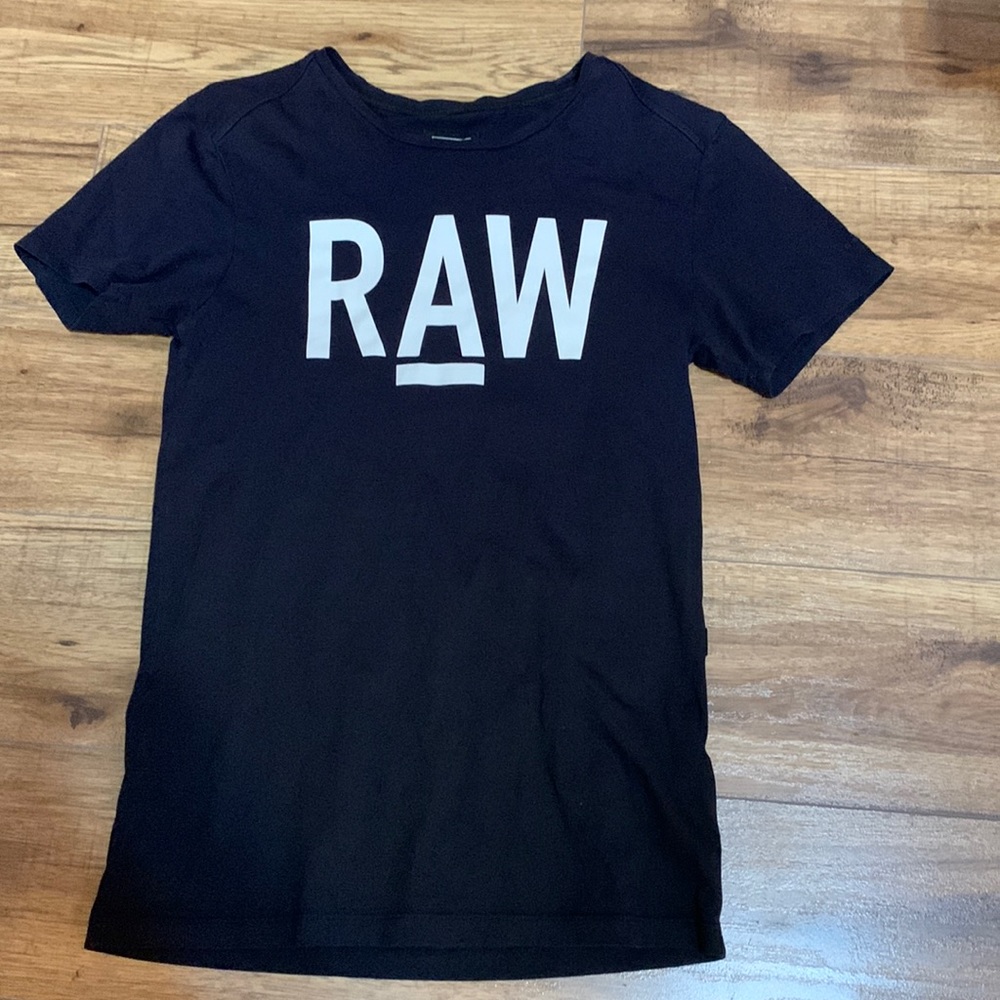 2 G-Star Raw shirts (1: Black, 1: White), Size: XS (Both)